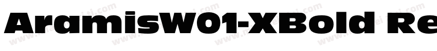 AramisW01-XBold Regu字体转换